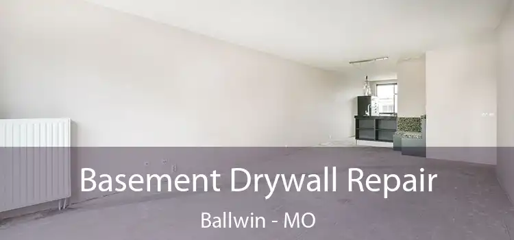  Basement Drywall Repair Ballwin - MO