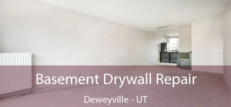  Basement Drywall Repair Deweyville - UT