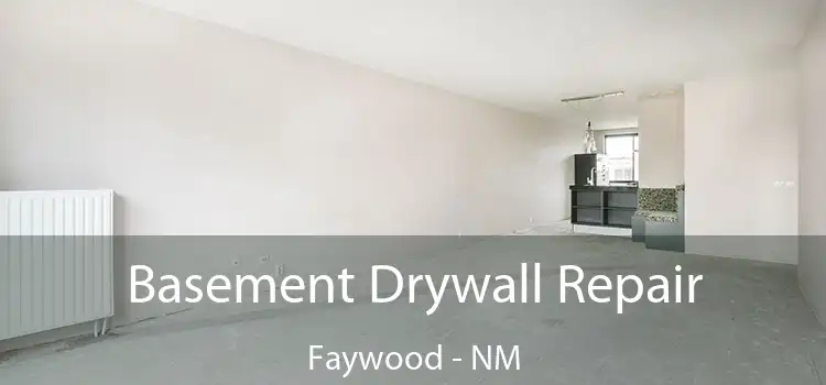 Basement Drywall Repair Faywood - NM