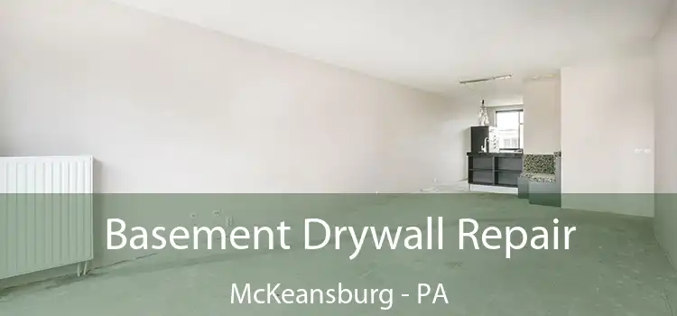 Basement Drywall Repair McKeansburg - PA