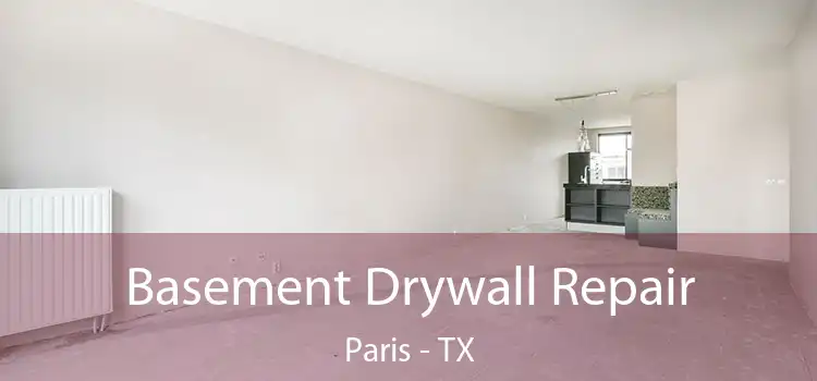Basement Drywall Repair Paris - TX