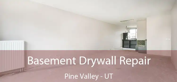 Basement Drywall Repair Pine Valley - UT