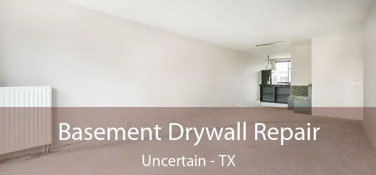 Basement Drywall Repair Uncertain - TX