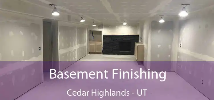 Basement Finishing Cedar Highlands - UT