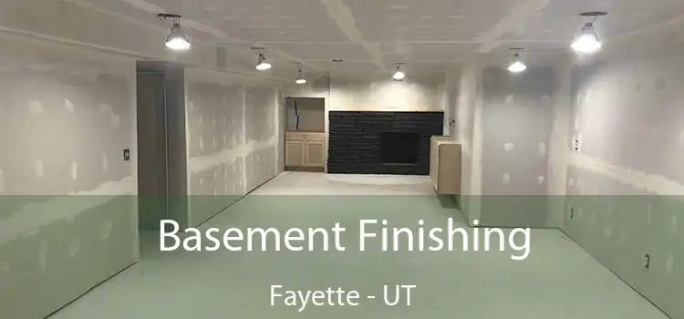 Basement Finishing Fayette - UT