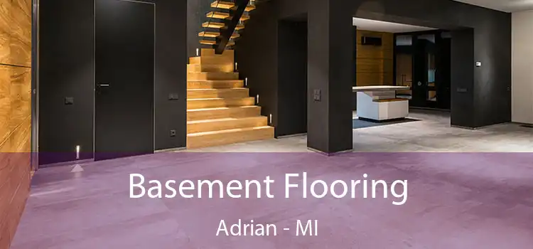  Basement Flooring Adrian - MI