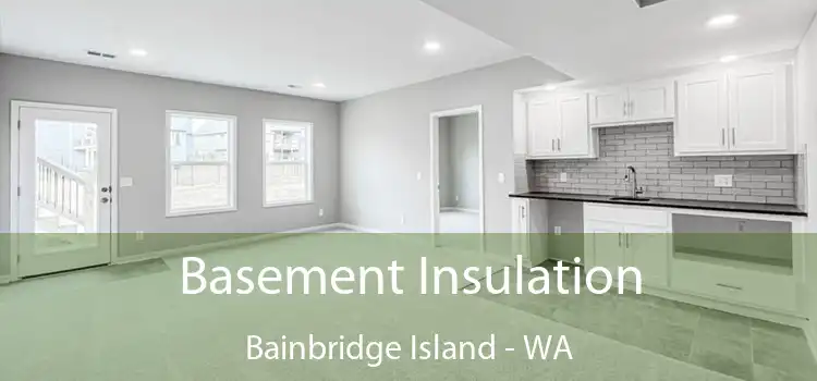 Basement Insulation Bainbridge Island - WA