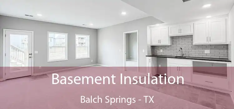 Basement Insulation Balch Springs - TX