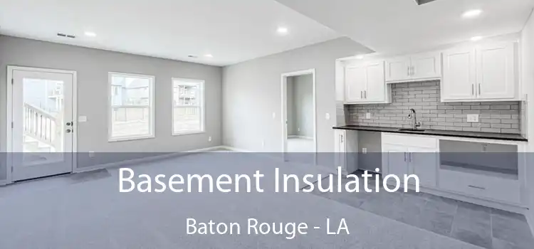 Basement Insulation Baton Rouge - LA