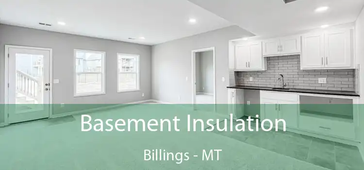  Basement Insulation Billings - MT