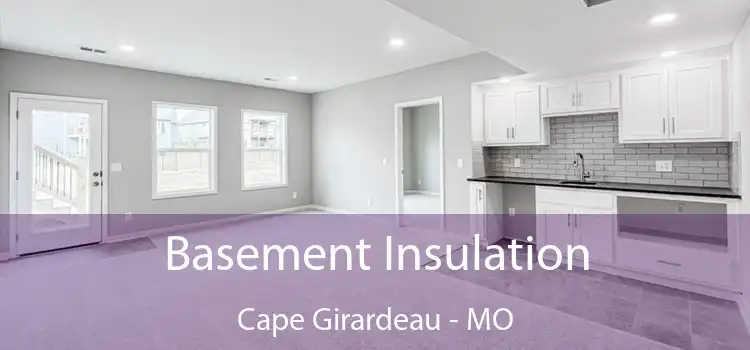 Basement Insulation Cape Girardeau - MO