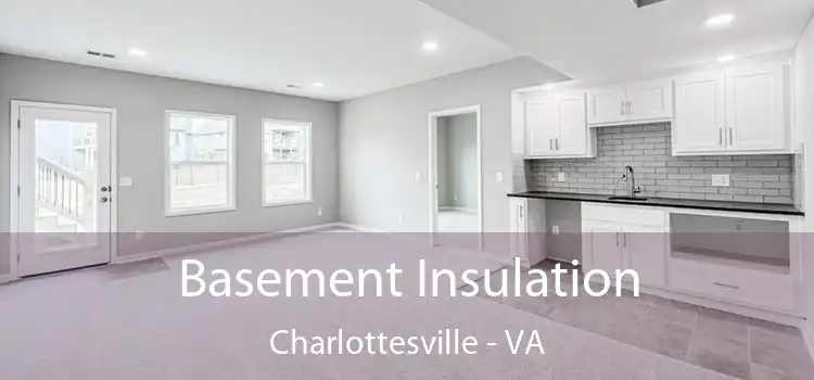 Basement Insulation Charlottesville - VA