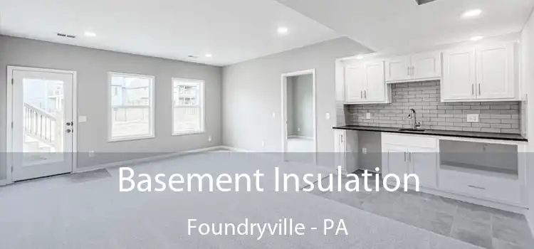 Basement Insulation Foundryville - PA