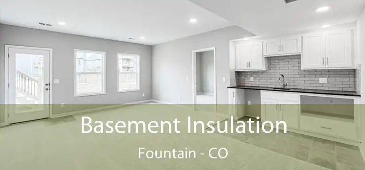 Basement Insulation Fountain - CO