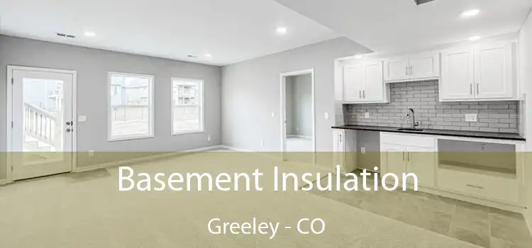 Basement Insulation Greeley - CO