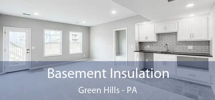 Basement Insulation Green Hills - PA