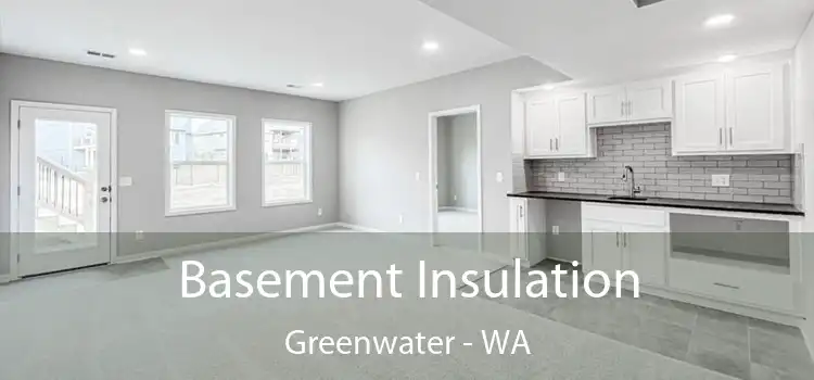 Basement Insulation Greenwater - WA
