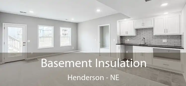 Basement Insulation Henderson - NE