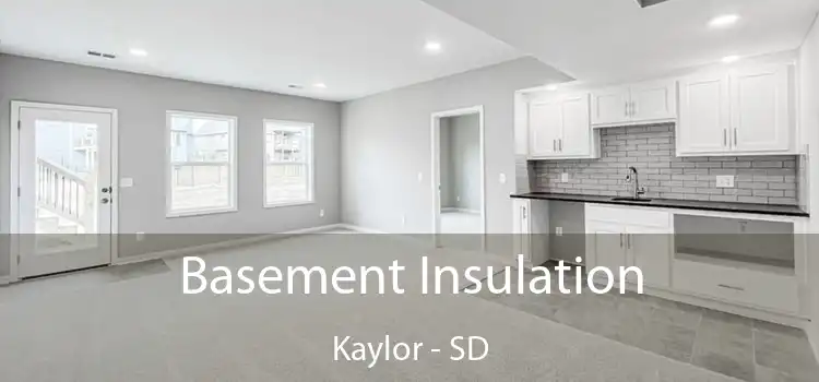 Basement Insulation Kaylor - SD