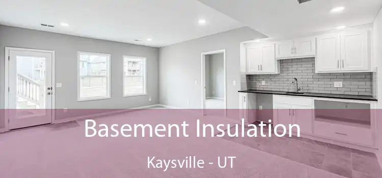 Basement Insulation Kaysville - UT