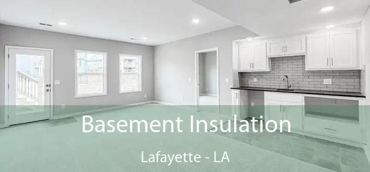 Basement Insulation Lafayette - LA