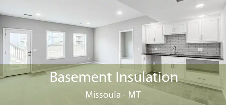  Basement Insulation Missoula - MT