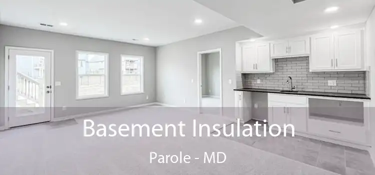 Basement Insulation Parole - MD