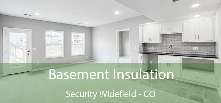  Basement Insulation Security Widefield - CO