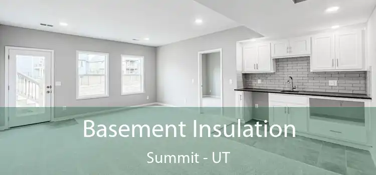 Basement Insulation Summit - UT