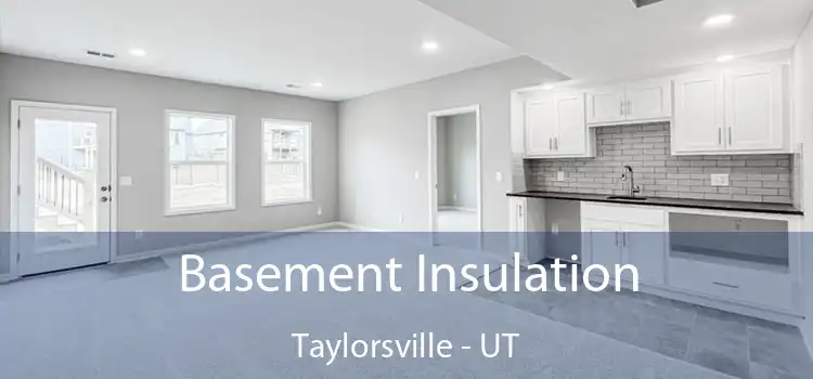 Basement Insulation Taylorsville - UT
