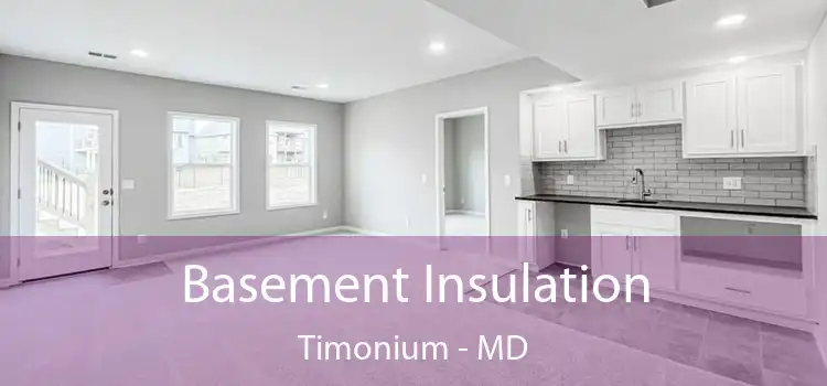 Basement Insulation Timonium - MD
