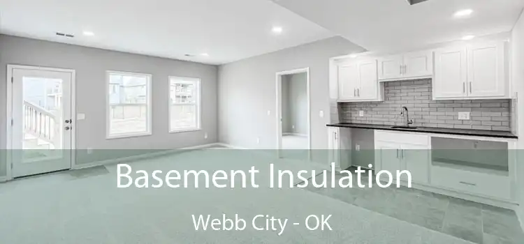  Basement Insulation Webb City - OK