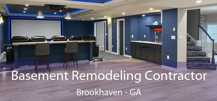Basement Remodeling Contractor Brookhaven - GA