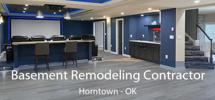 Basement Remodeling Contractor Horntown - OK