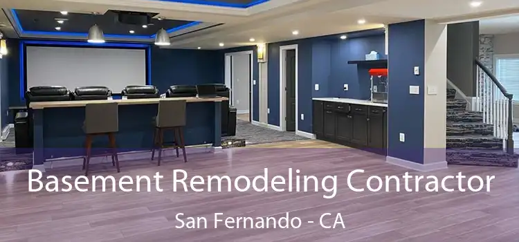  Basement Remodeling Contractor San Fernando - CA