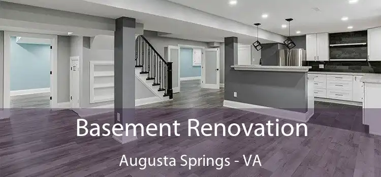 Basement Renovation Augusta Springs - VA