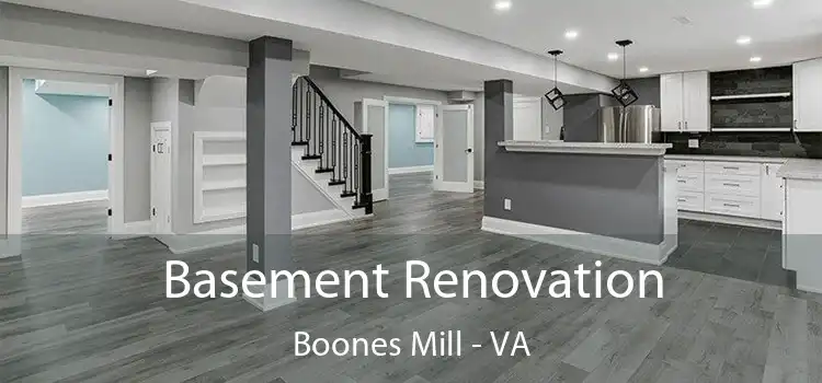 Basement Renovation Boones Mill - VA