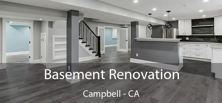 Basement Renovation Campbell - CA