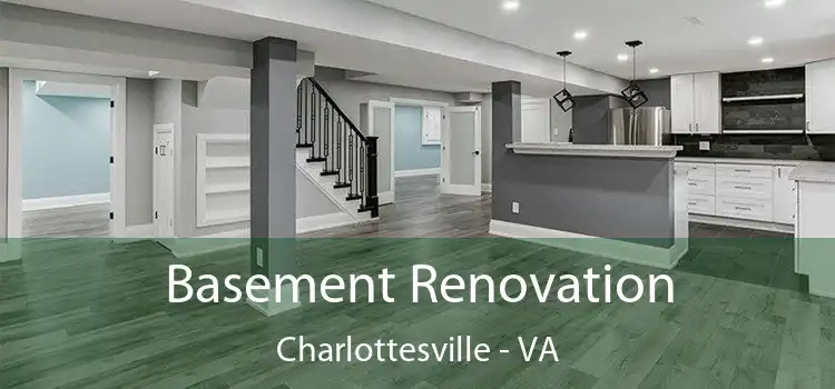 Basement Renovation Charlottesville - VA