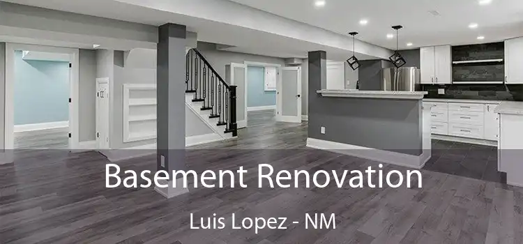 Basement Renovation Luis Lopez - NM