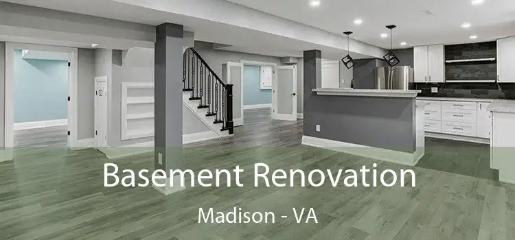 Basement Renovation Madison - VA
