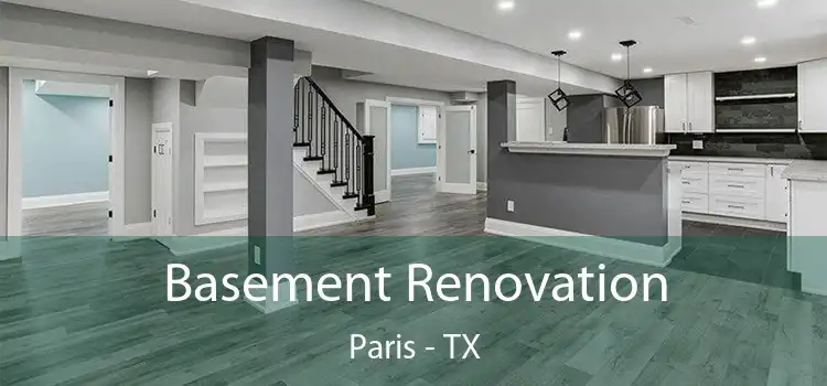 Basement Renovation Paris - TX