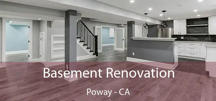 Basement Renovation Poway - CA
