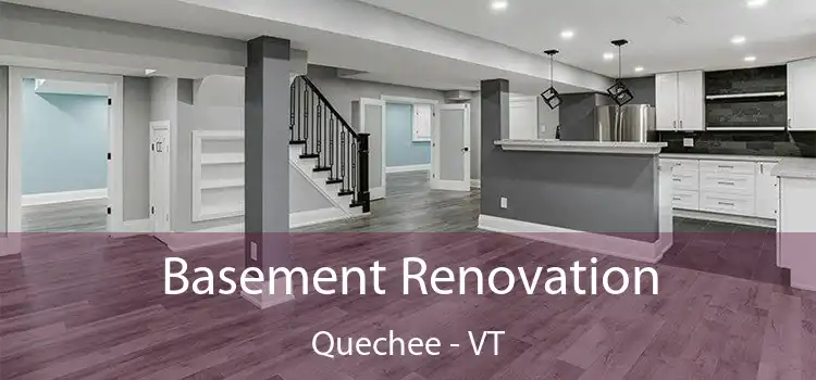 Basement Renovation Quechee - VT