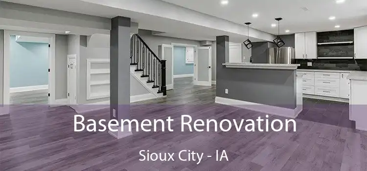 Basement Renovation Sioux City - IA