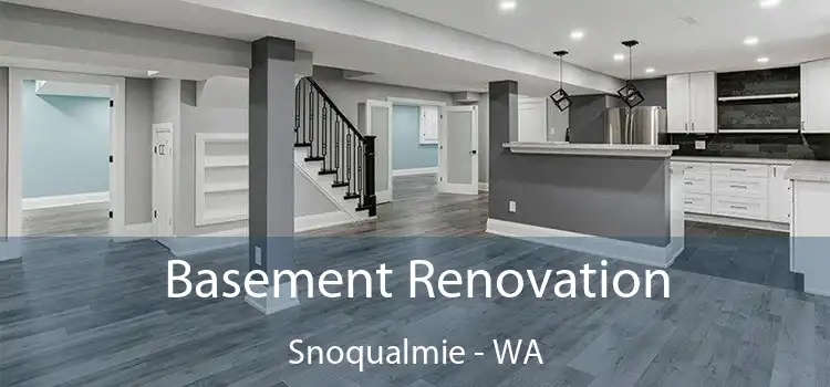  Basement Renovation Snoqualmie - WA