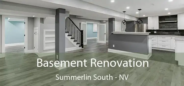 Basement Renovation Summerlin South - NV